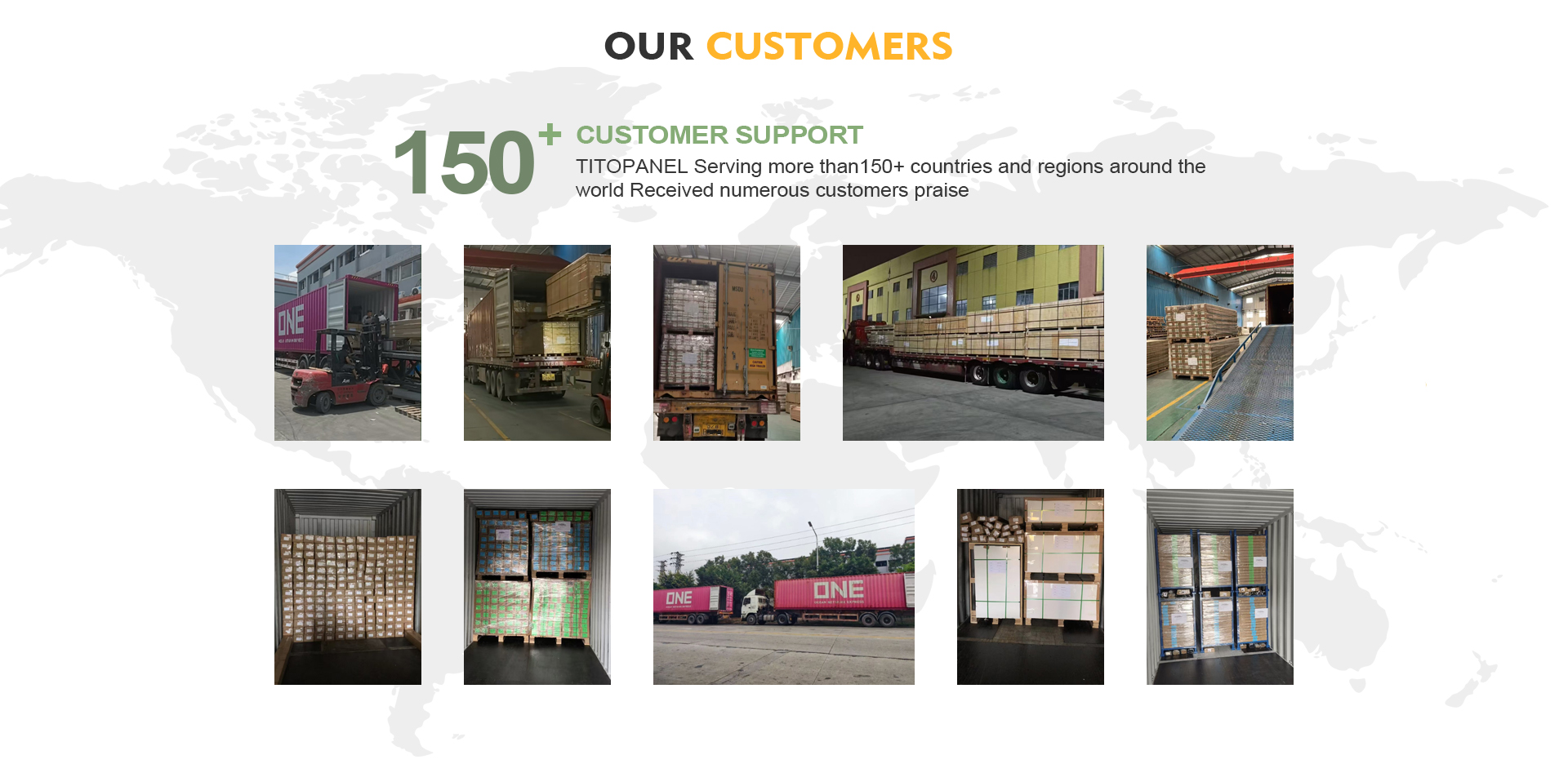 TITOPANEL Wall Panel Export - Container Loading and Global Shipping to 150+ Countries