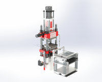 RTM压机模型图片