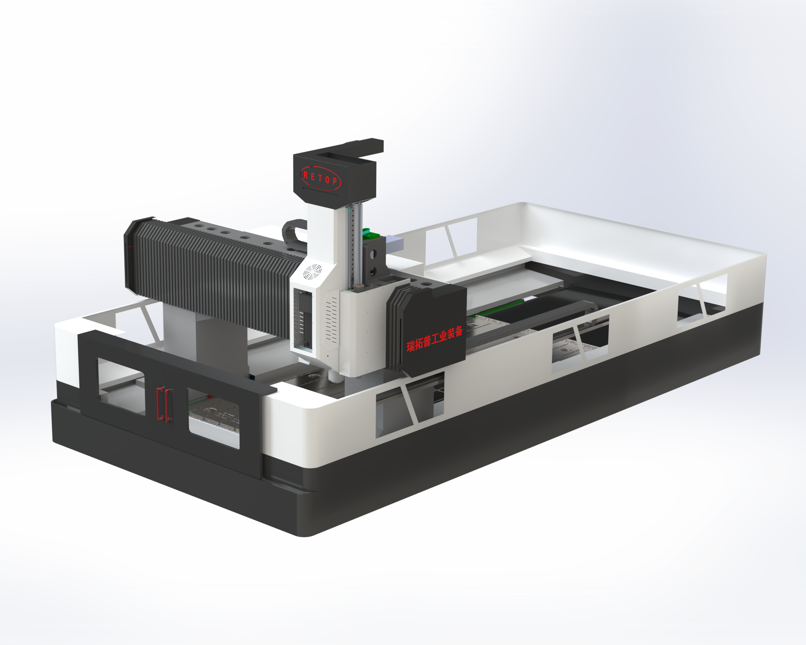 激光切割机模型图片