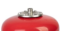 vertical-24-liter-red-water-pressure-tank-bottom-view