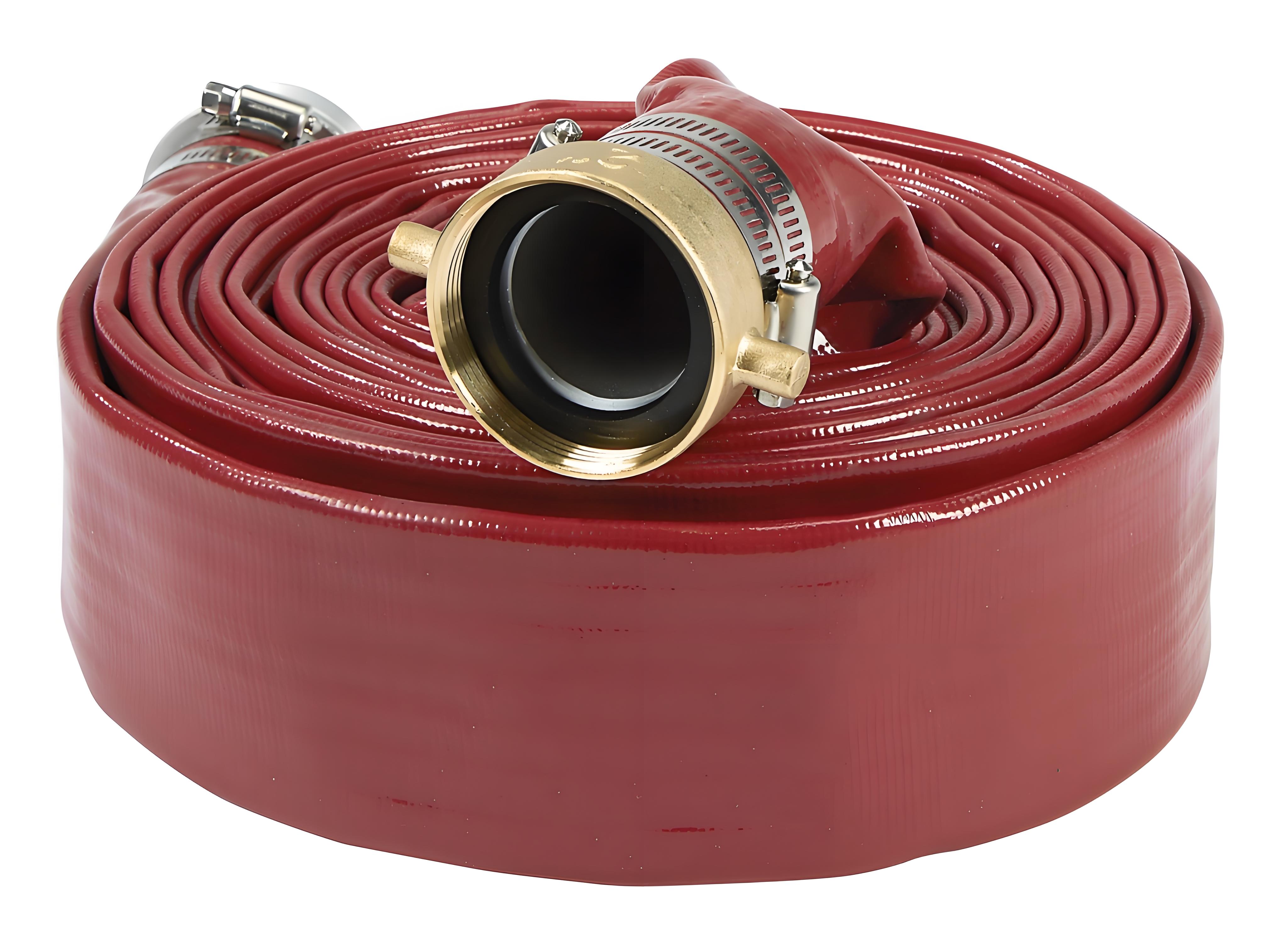 Flat-hose-with-Swivel-nut-for-firefighting