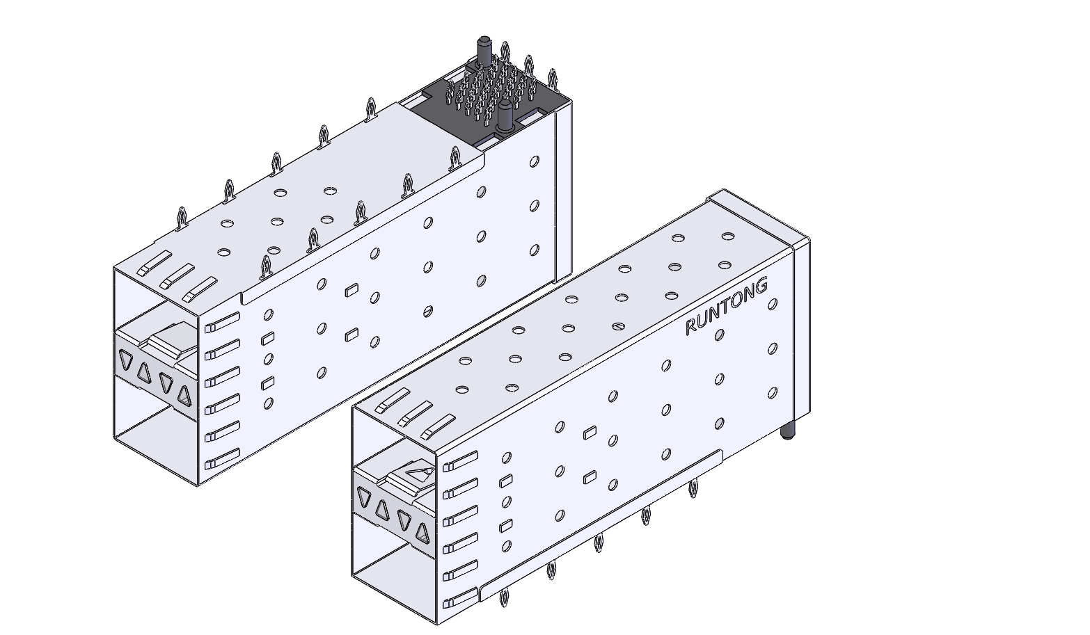 SFP2X1笼子集成连接器Combos