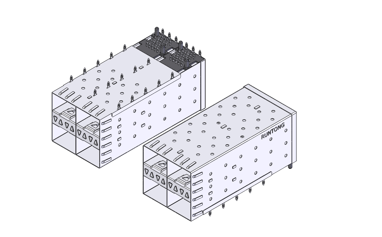SFP2X2笼子集成连接器Combos