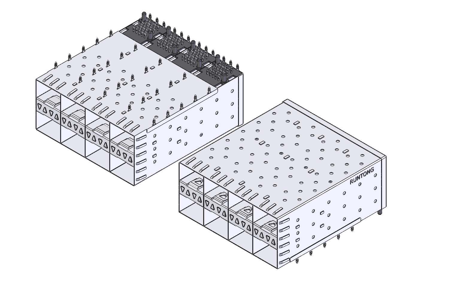 SFP2X4笼子集成连接器Combos