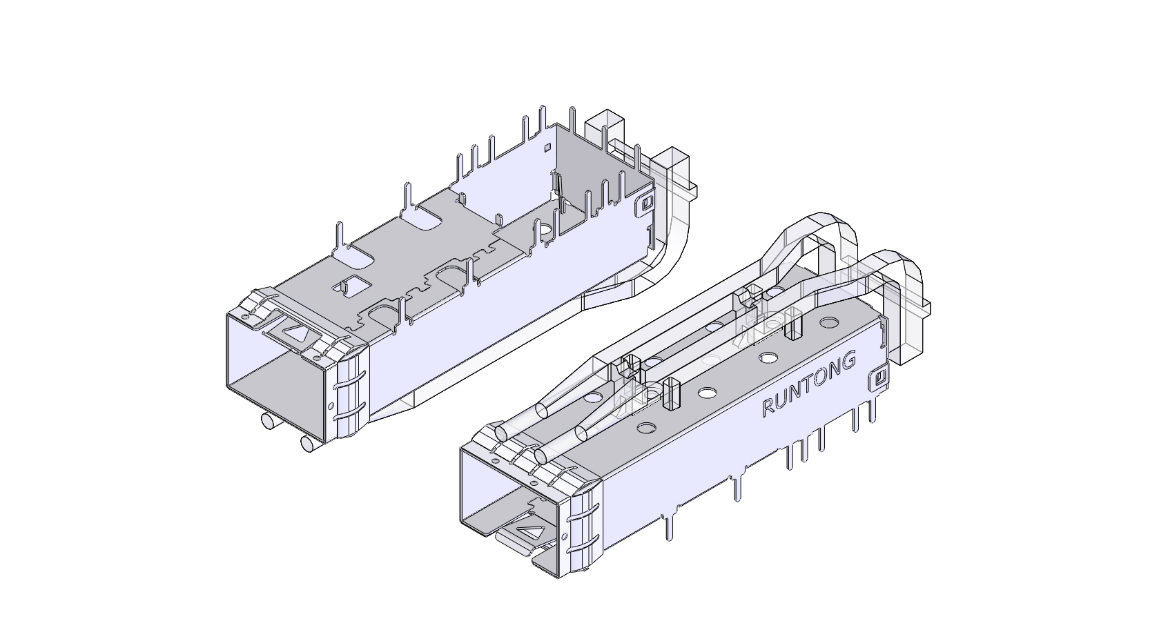 SFP-1X1笼子导光柱双圆柱Cage