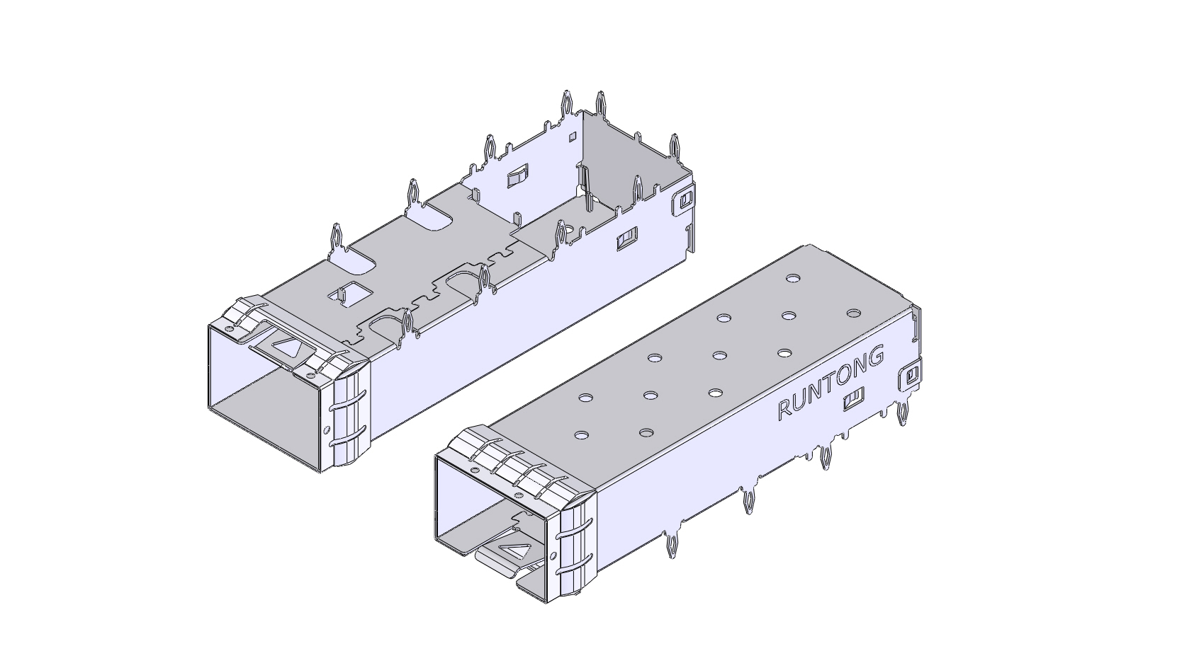 SFP-1X1笼子压接脚Cage