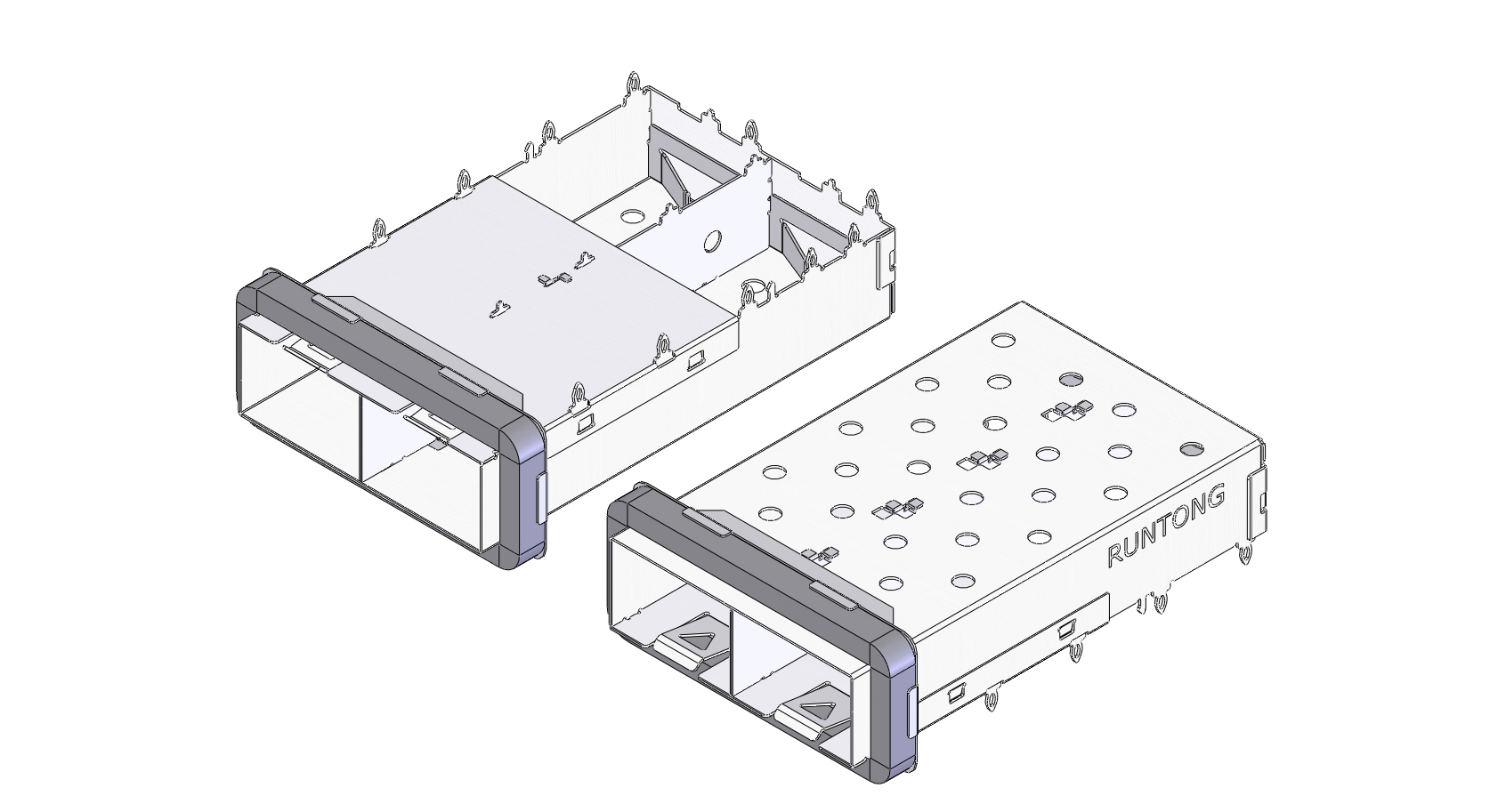SFP-1X2笼子导电胶圈Cage