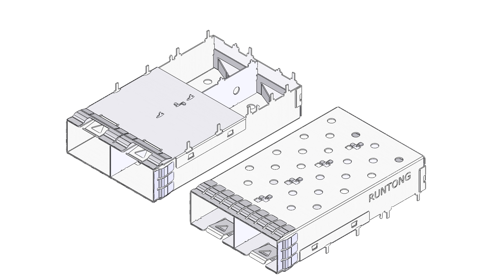 SFP-1X2笼子焊接脚长1.9Cage