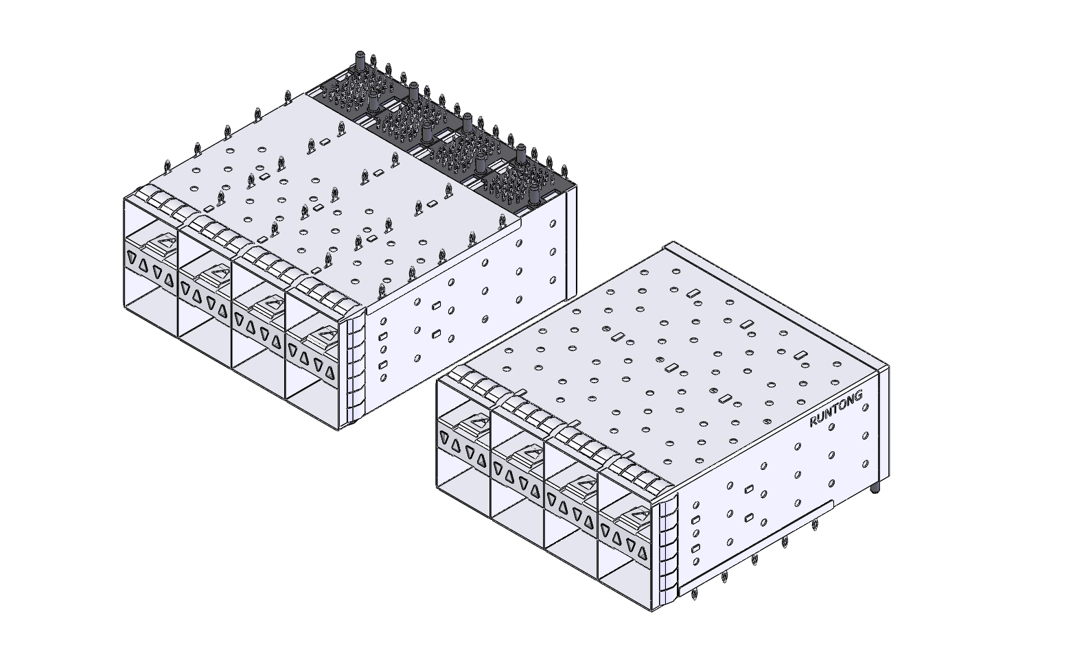 SFP-2X4笼子集成连接器Combos