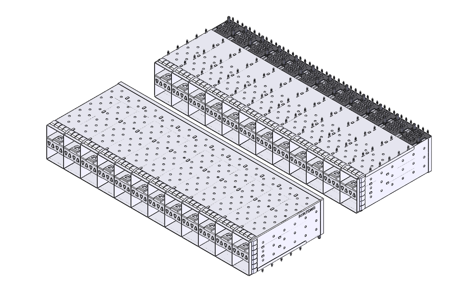 SFP-2X12笼子集成连接器Combos