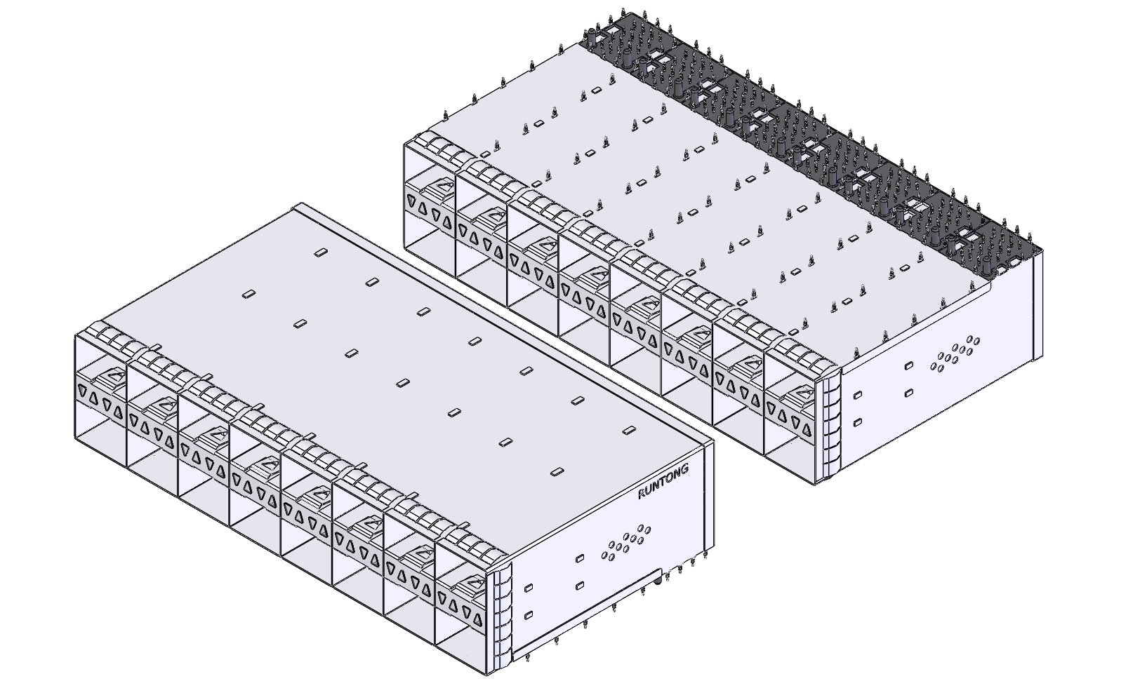SFP562X8笼子集成连接器Combos