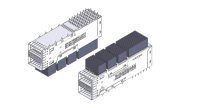 QSFP-DD2X1笼子集成连接器Combos