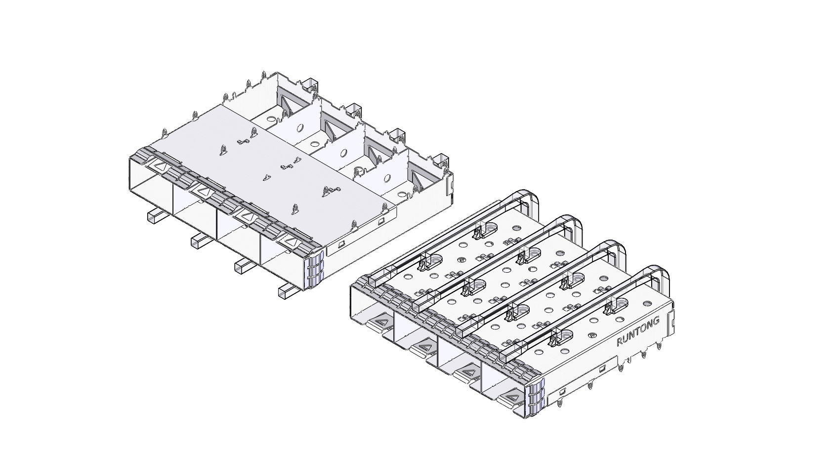 SFP-1X4笼子导光柱单方柱Cage