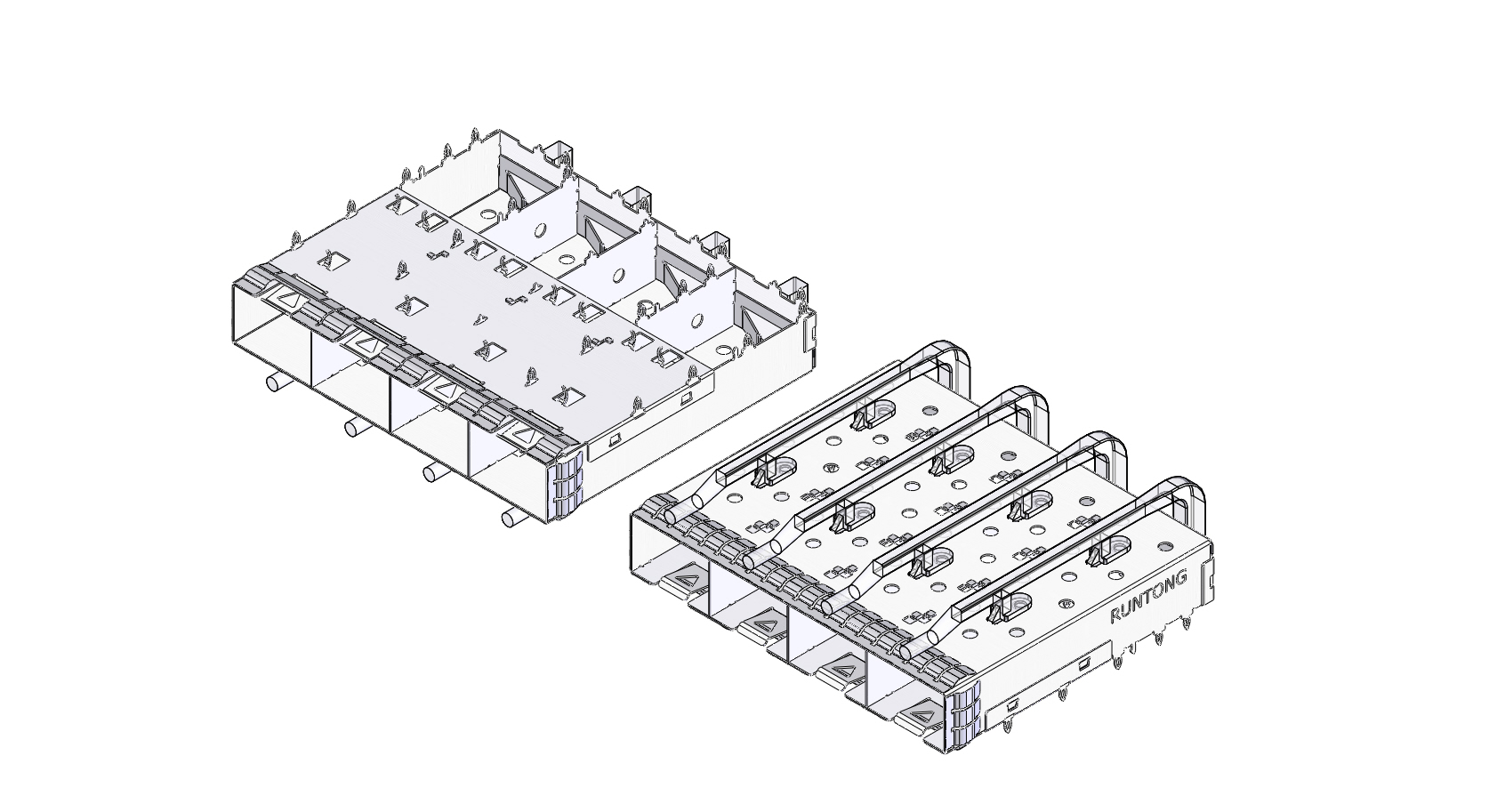 SFP-1X4笼子导光柱单圆柱Cage