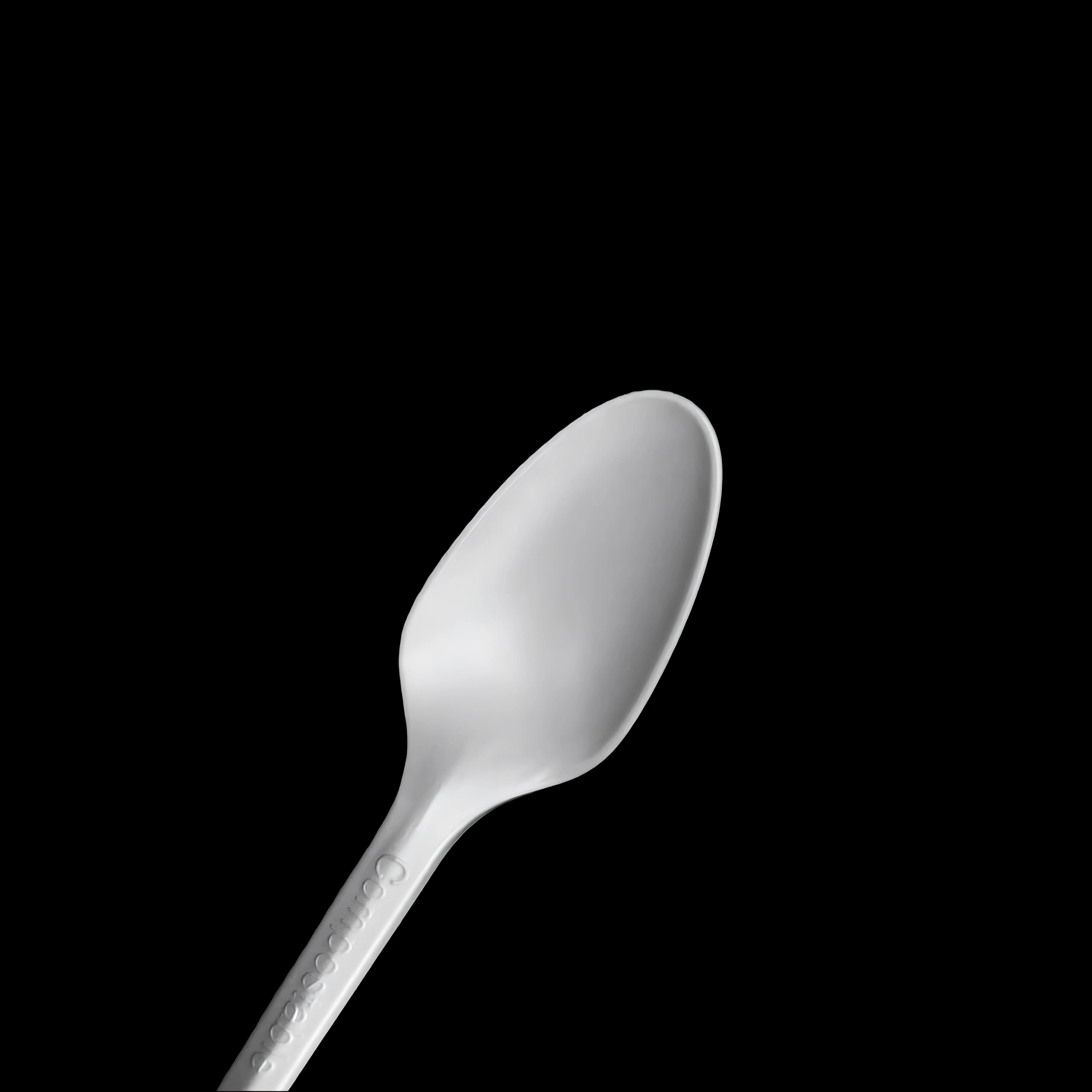 5 inch white CPLA Spoon-Biopoly