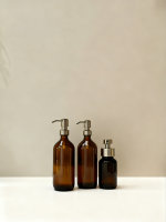 棕色高级洗浴瓶