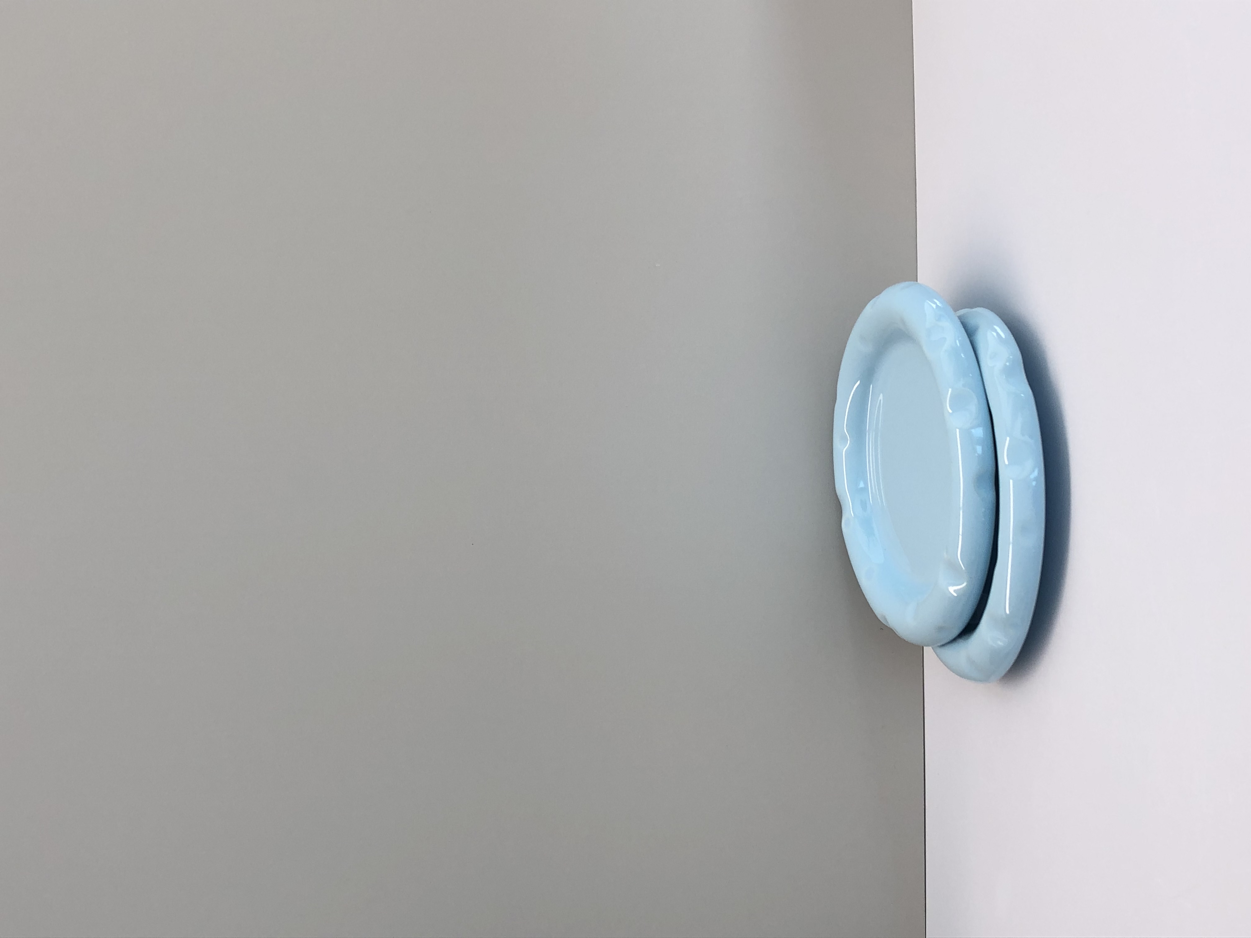 奶酪陶瓷宠物碗亮面蓝6