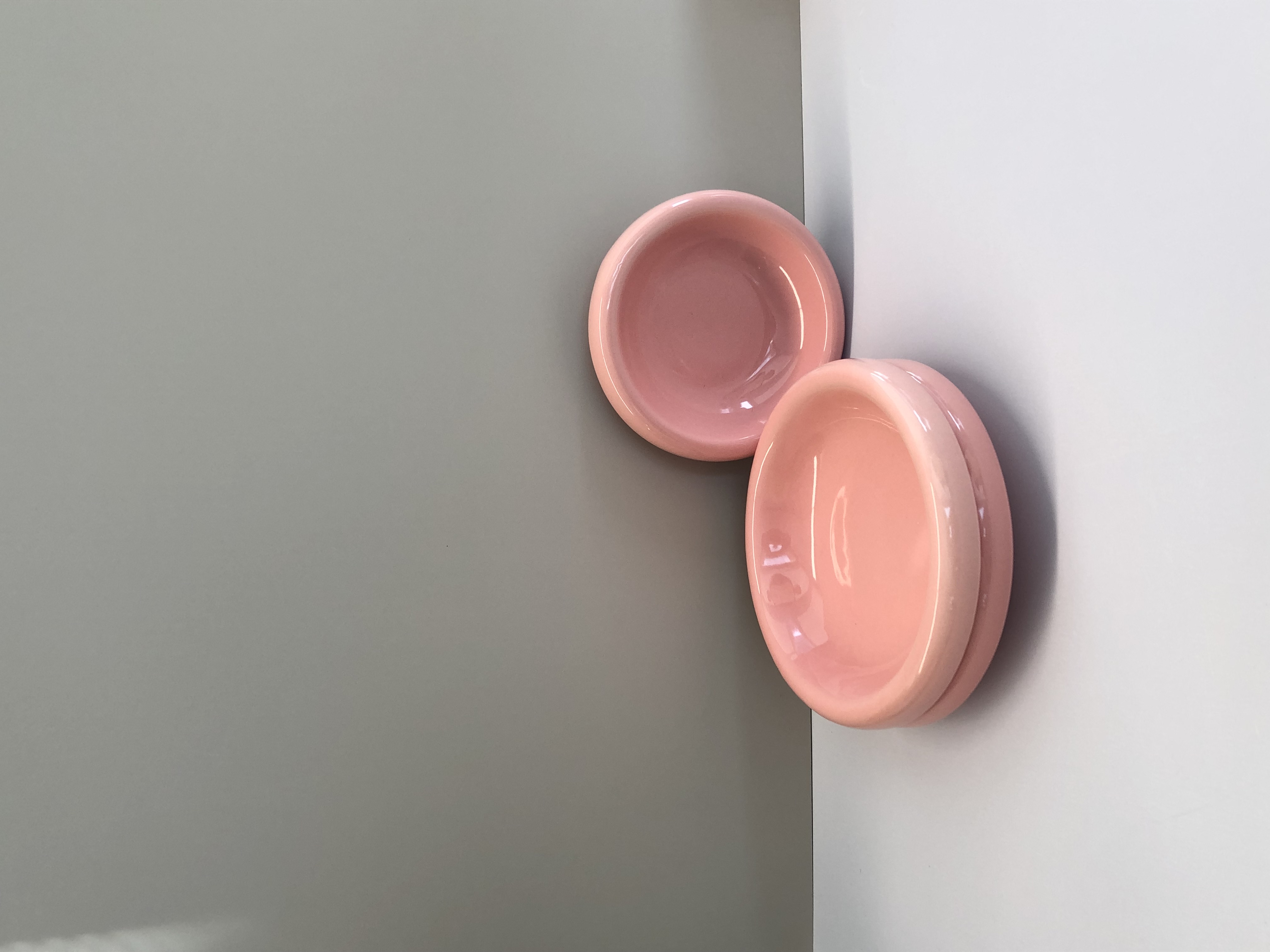 柔色陶瓷宠物盘亮面粉7