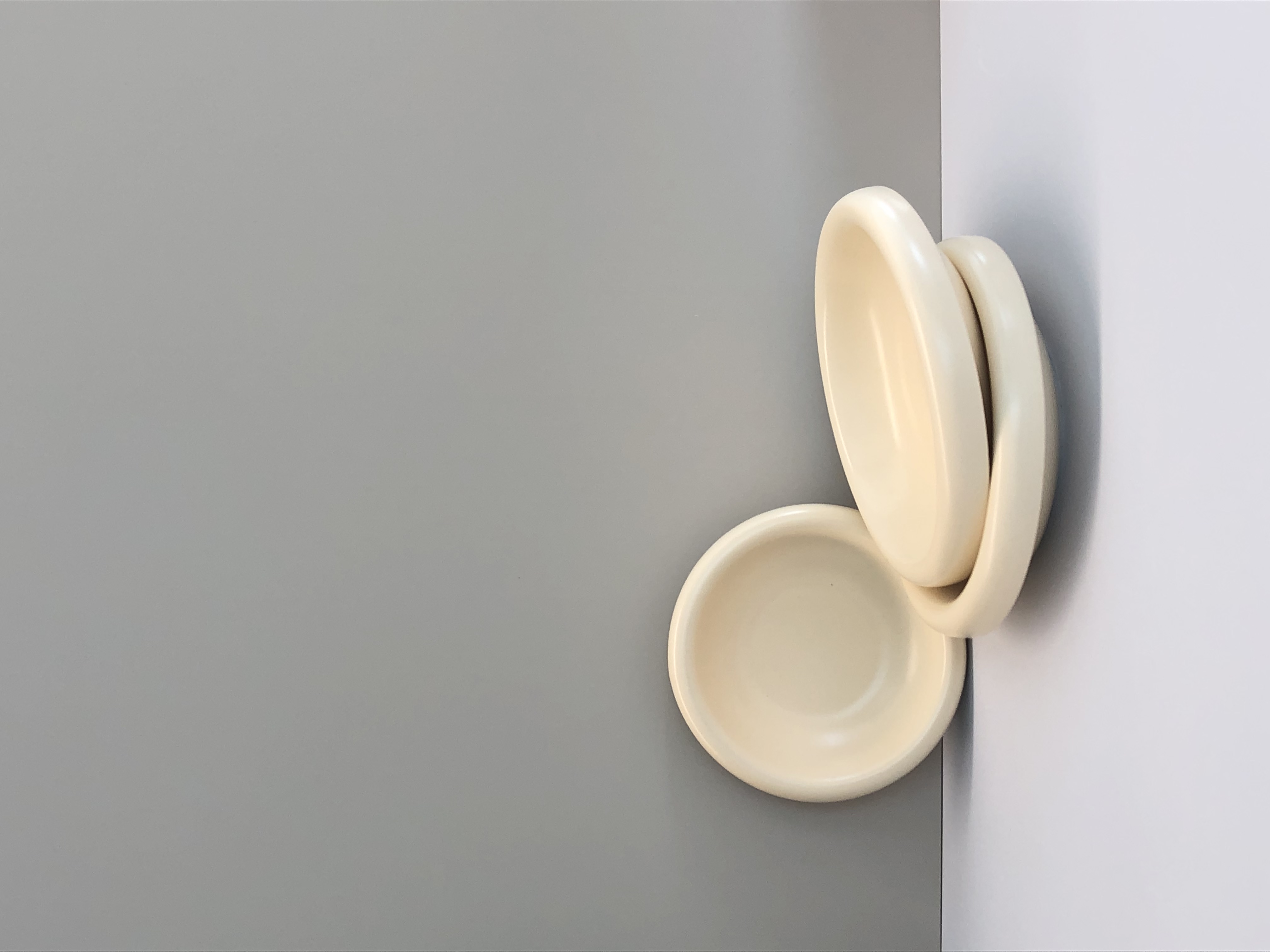 柔色陶瓷宠物盘哑光黄5