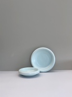 柔色陶瓷宠物盘哑光蓝7