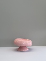 瓷光柔润陶瓷宠物碗亮面粉5