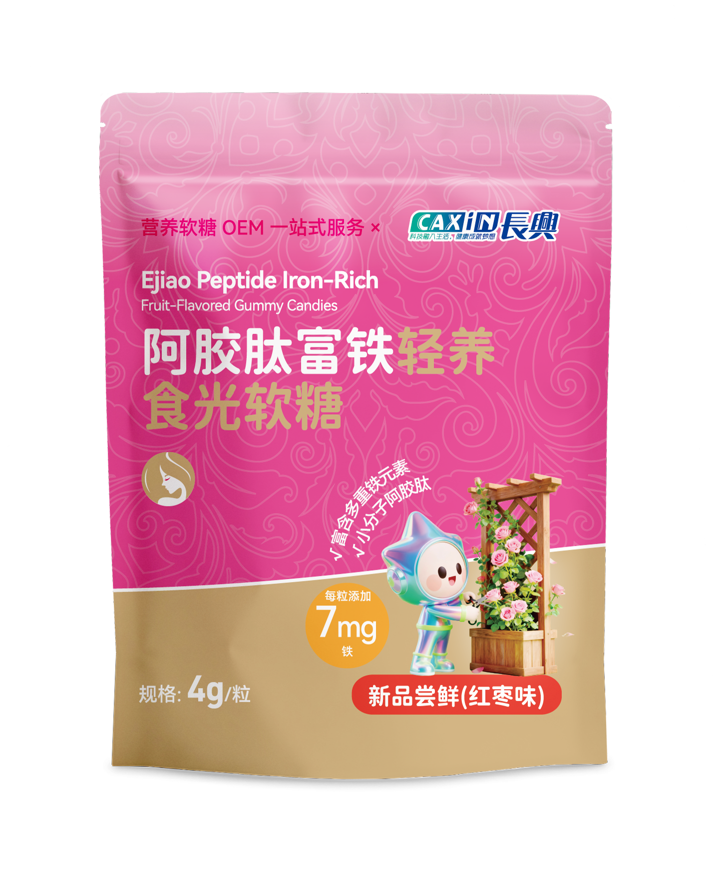 阿胶肽富铁轻养食光软糖-袋