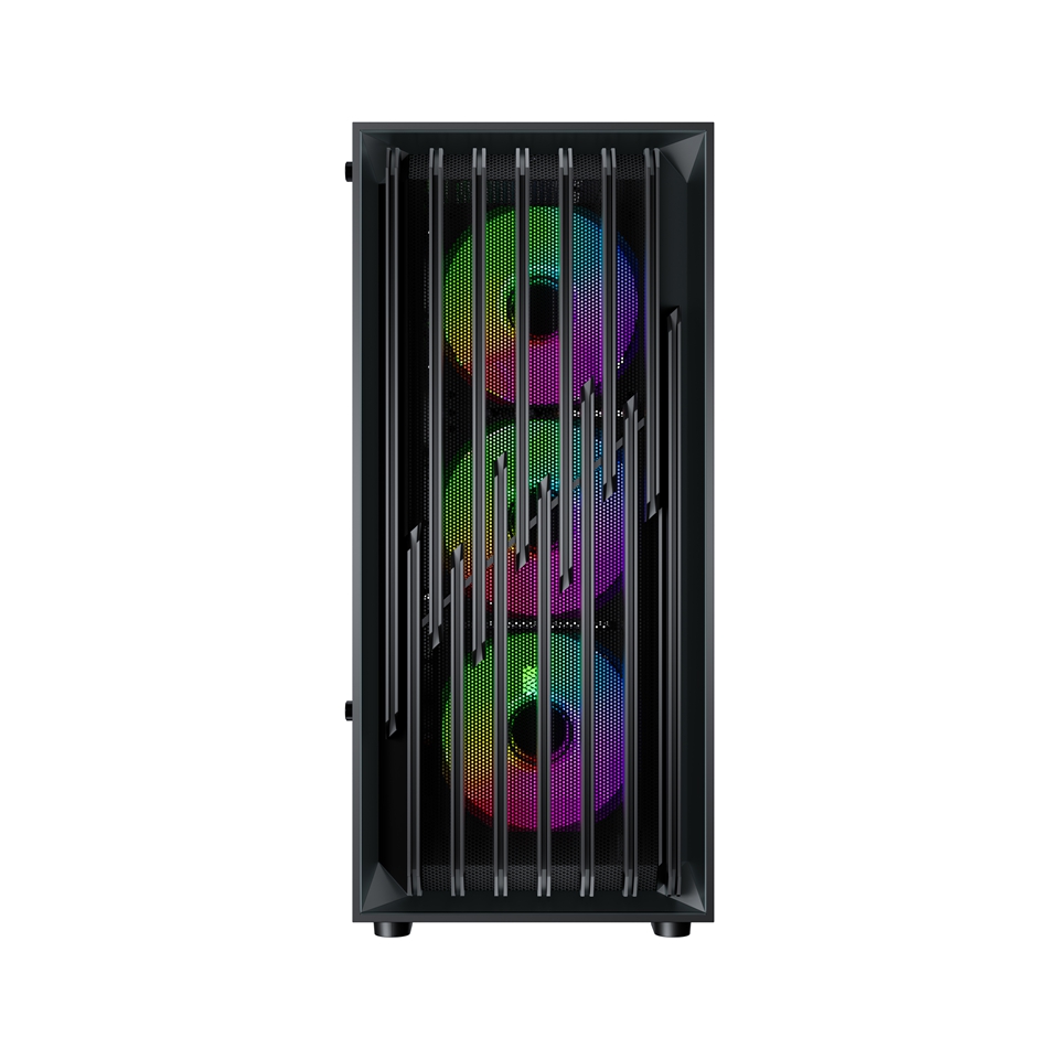 ATX机箱-C16-C16-黑色-正面0046