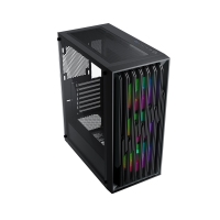 ATX机箱-C16-C16全玻-黑色-左上45度角0046