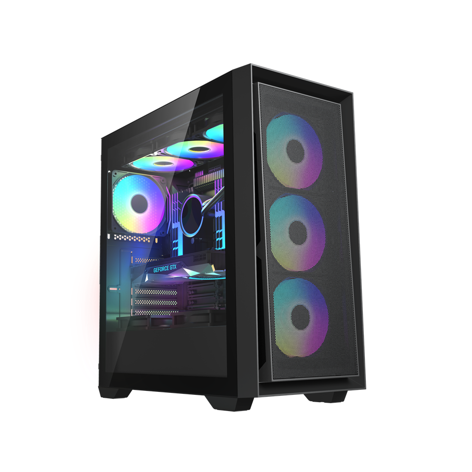 ATX机箱-C05-C05配K五金渲染图-2