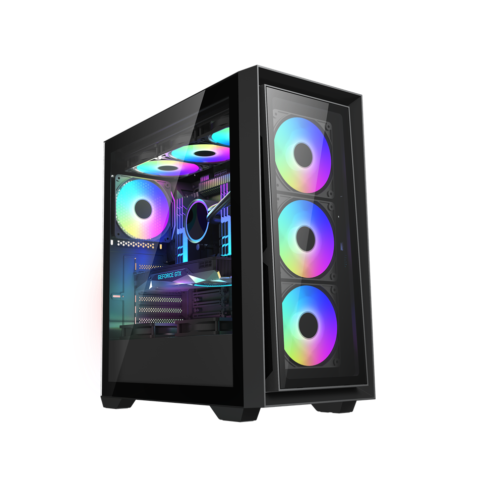 ATX机箱-C05-C05配K五金渲染图-4