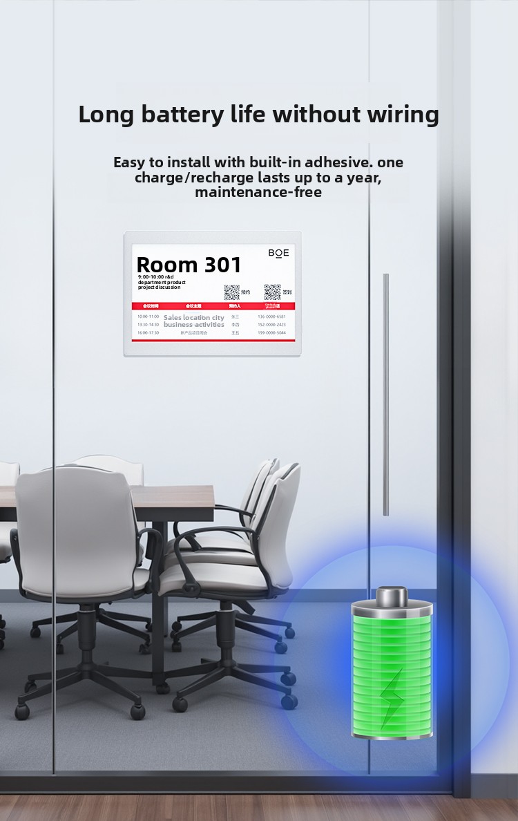 BOE Ink Screen Electronic Wall-Mounted Double-Sided Display Sign Multi ...
