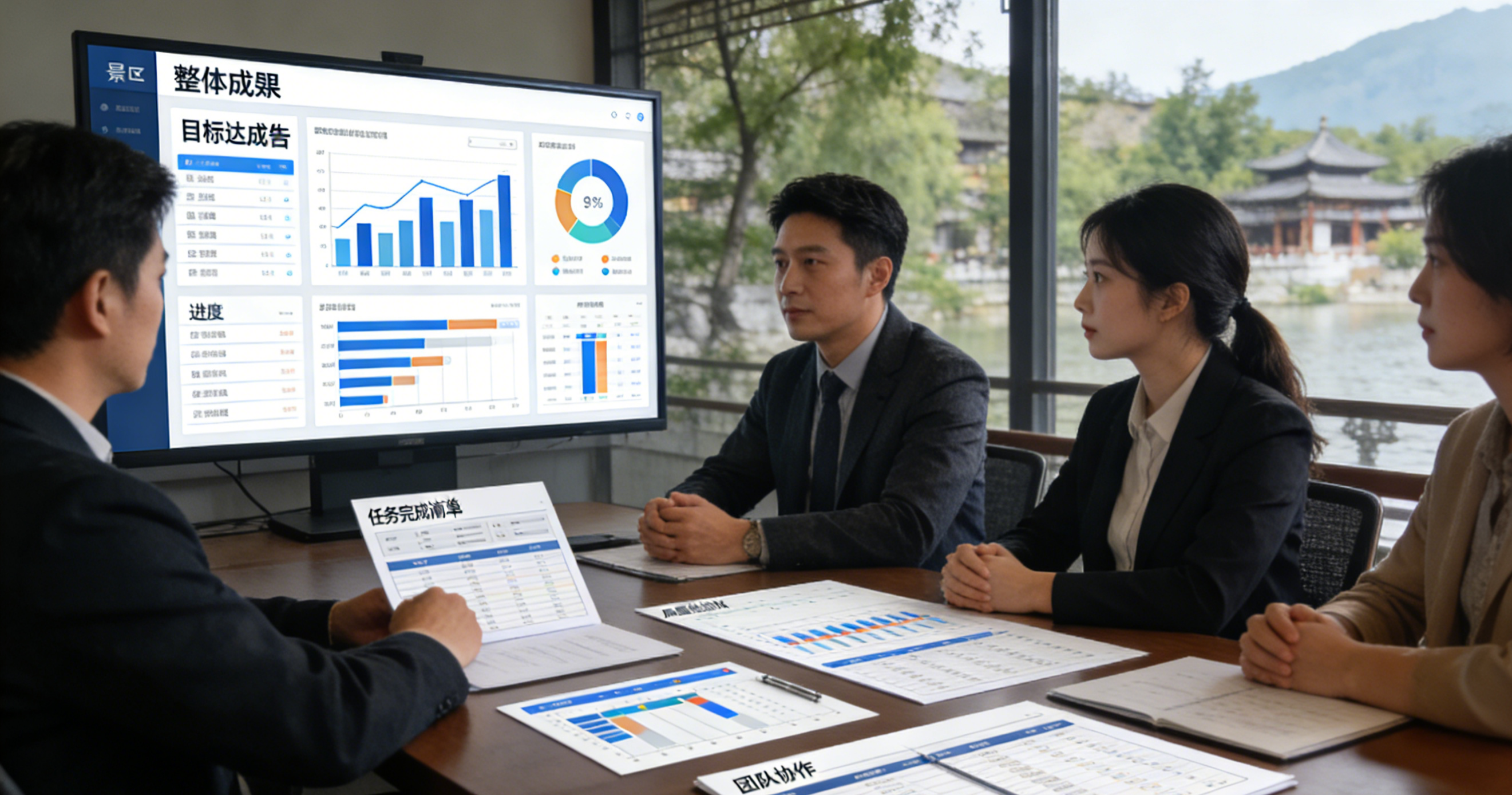 目標、タスク、進捗、品質、チーム、効果