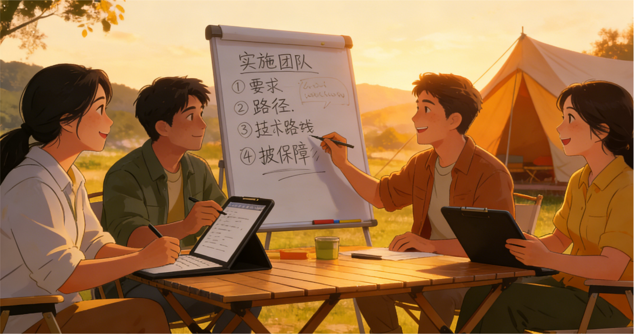 実施チームの具体的な要求を提示し、実施経路と戦略を策定し、実施の保障を提案する。