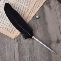 customFeatherGooseStationeryPen