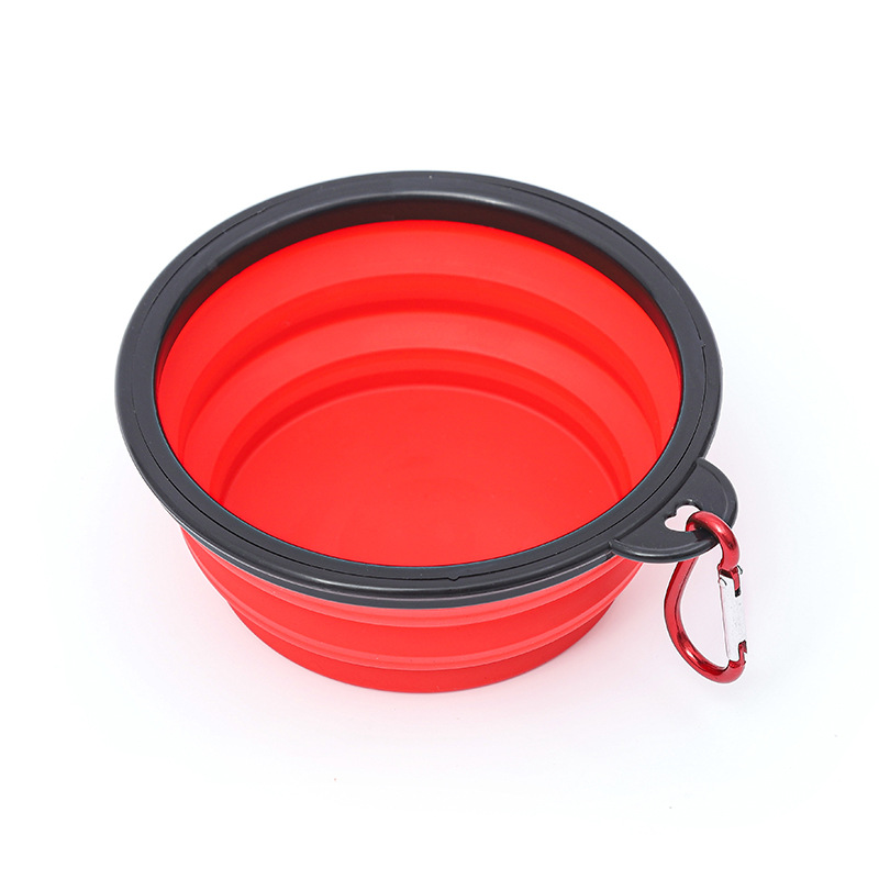 customportableFoldingPetsBowlwithCarabiner