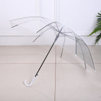 ClearTransparentRainUmbrellaParasolPVC