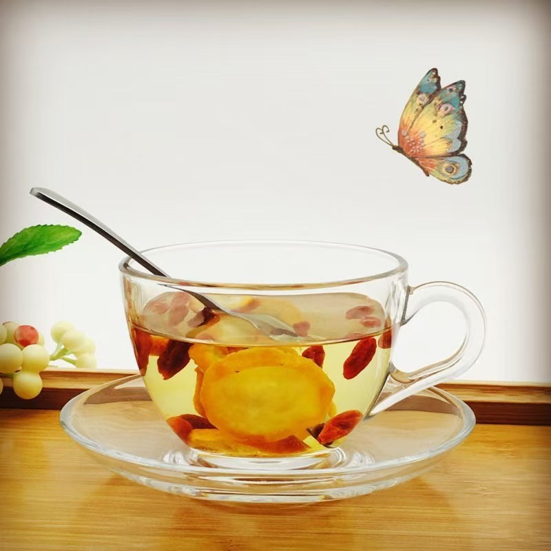 customizedCoffeeCup-Saucer-Glass