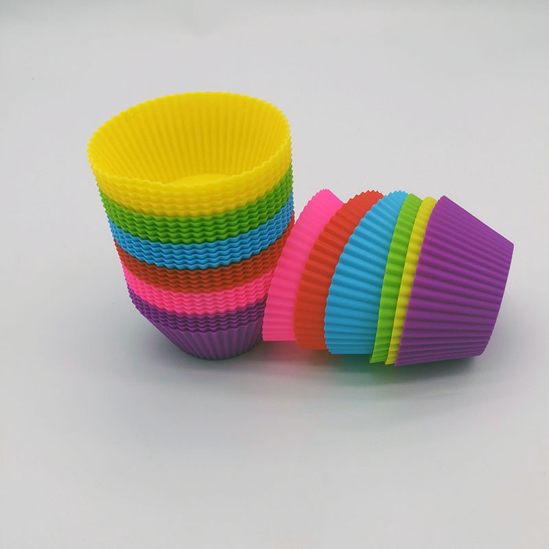 customizedRoundSiliconeBakingcup