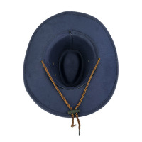 ClassicWesternFeltLeatherSuedeCowboyHat