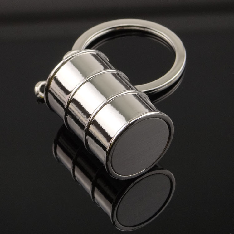 customizedMetalMiniOilDrumKeyTag