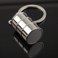 customizedMetalMiniOilDrumKeyTag
