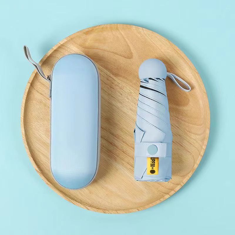 customMiniPocketUmbrellaWithCapsuleCase