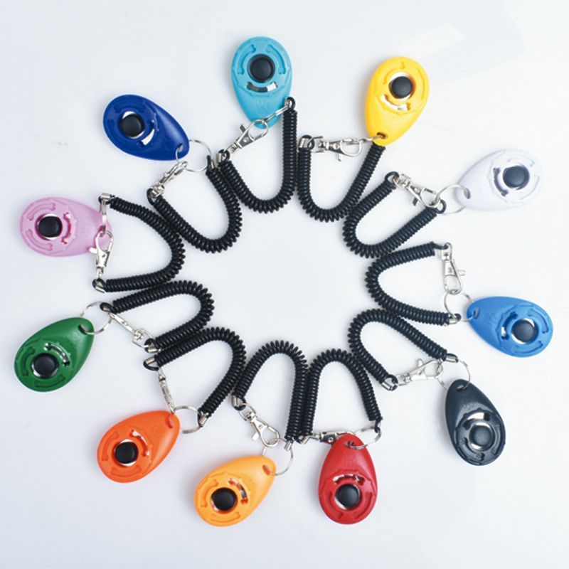 customPetDogTrainingClickerwithWristBandsStrap