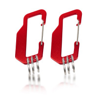 CarabinerwTripleSplitKeyRing