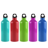 400mlAluminumWaterBottlewithCarabine