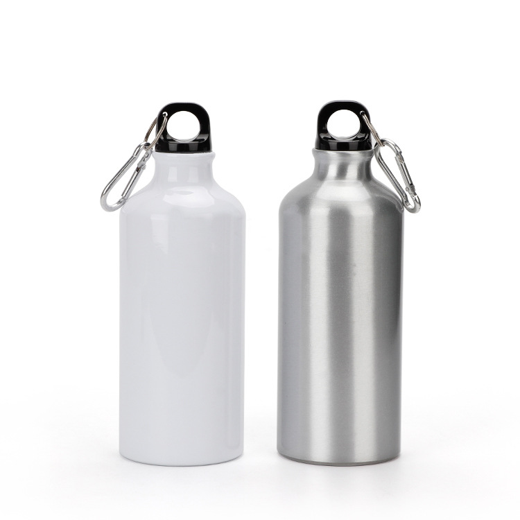 custom400mlAluminumWaterBottlewithCarabine