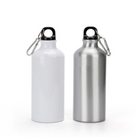 custom400mlAluminumWaterBottlewithCarabine