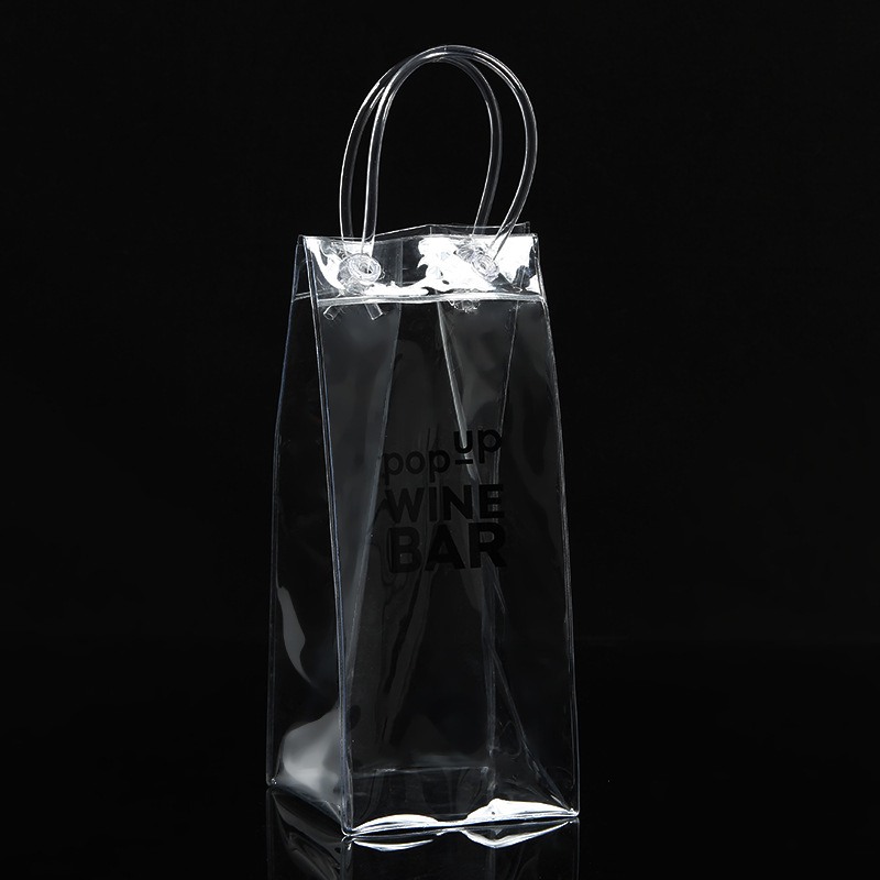 customPVCChampagneWineIcePouchCoolerBag