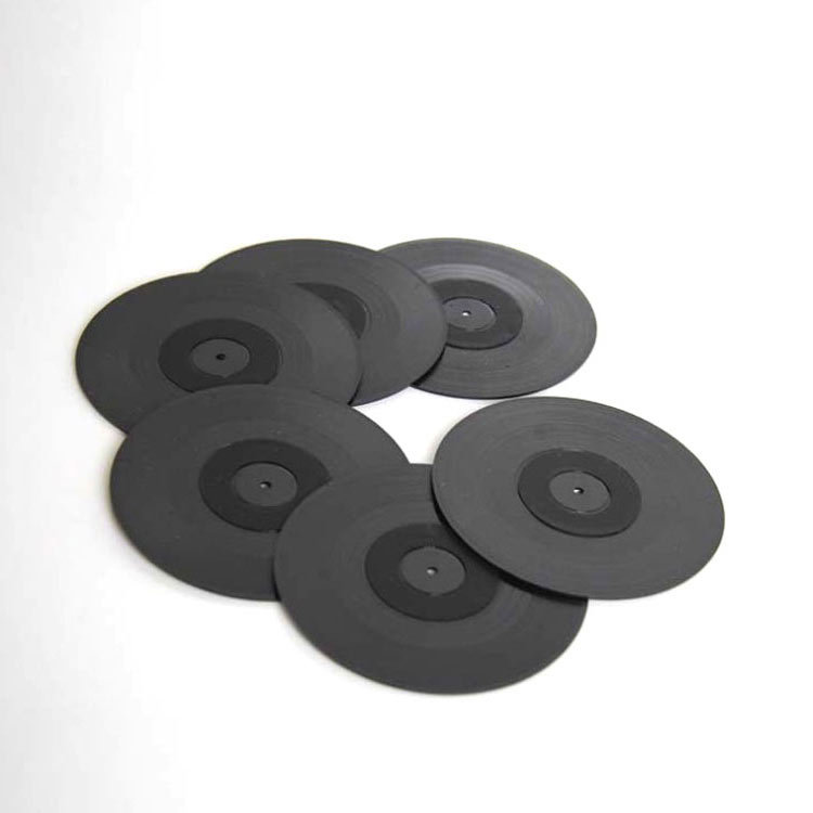 customizedVinylRecordDrinkCoasterCupMat