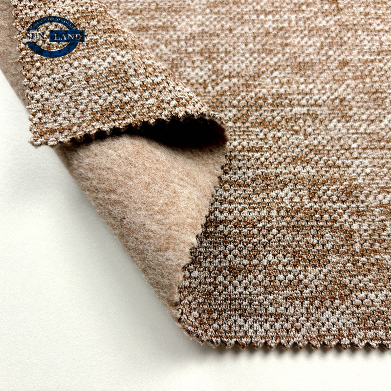 241001-BP109粗针菠萝纹拉毛布